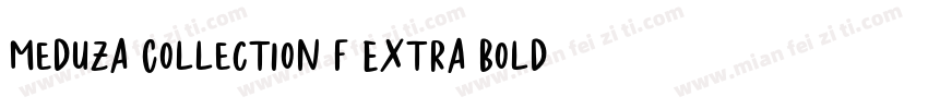 Meduza Collection F Extra Bold 斜体文本字体转换